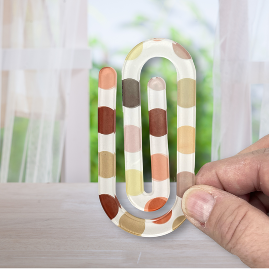 Fall Dots Jumbo Paperclip