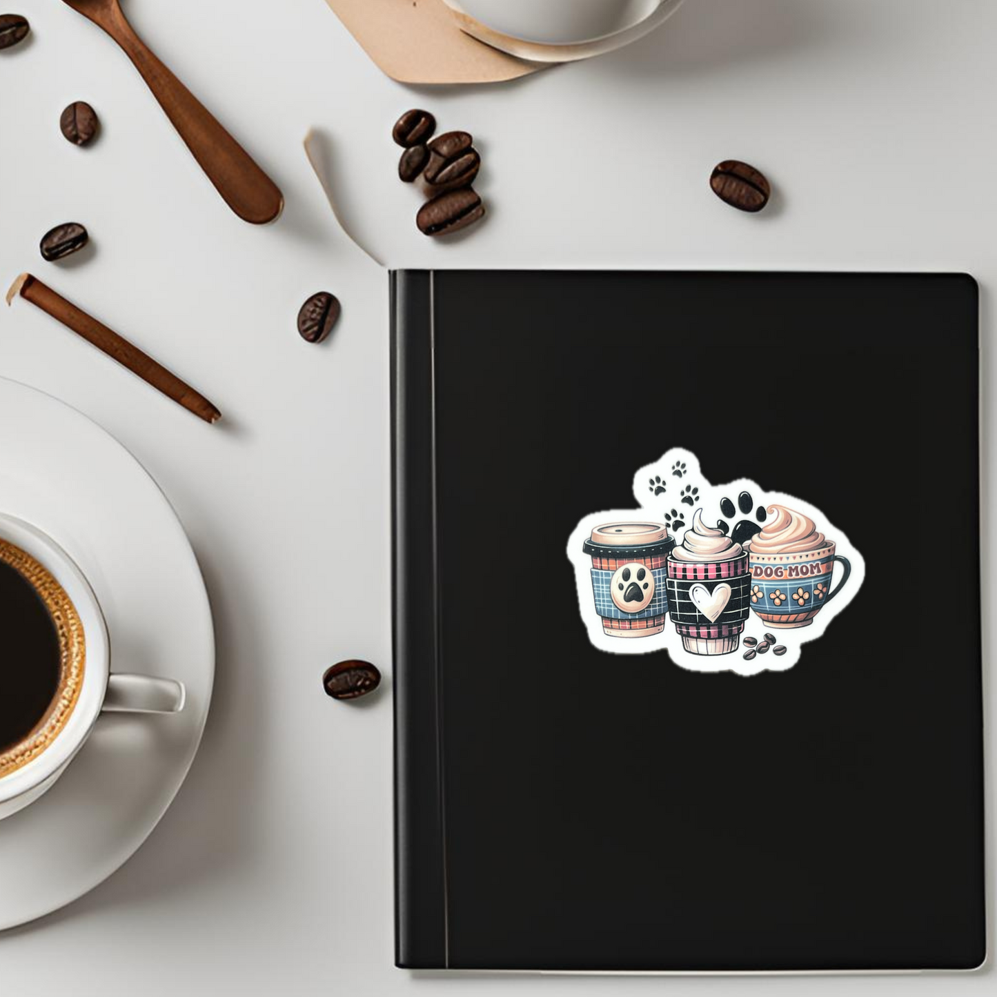 "Dog Mom" - Die-cut Sticker