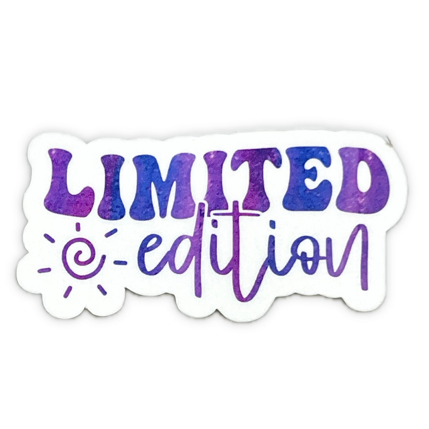 "LIMITED EDITION" Die-cut Sticker