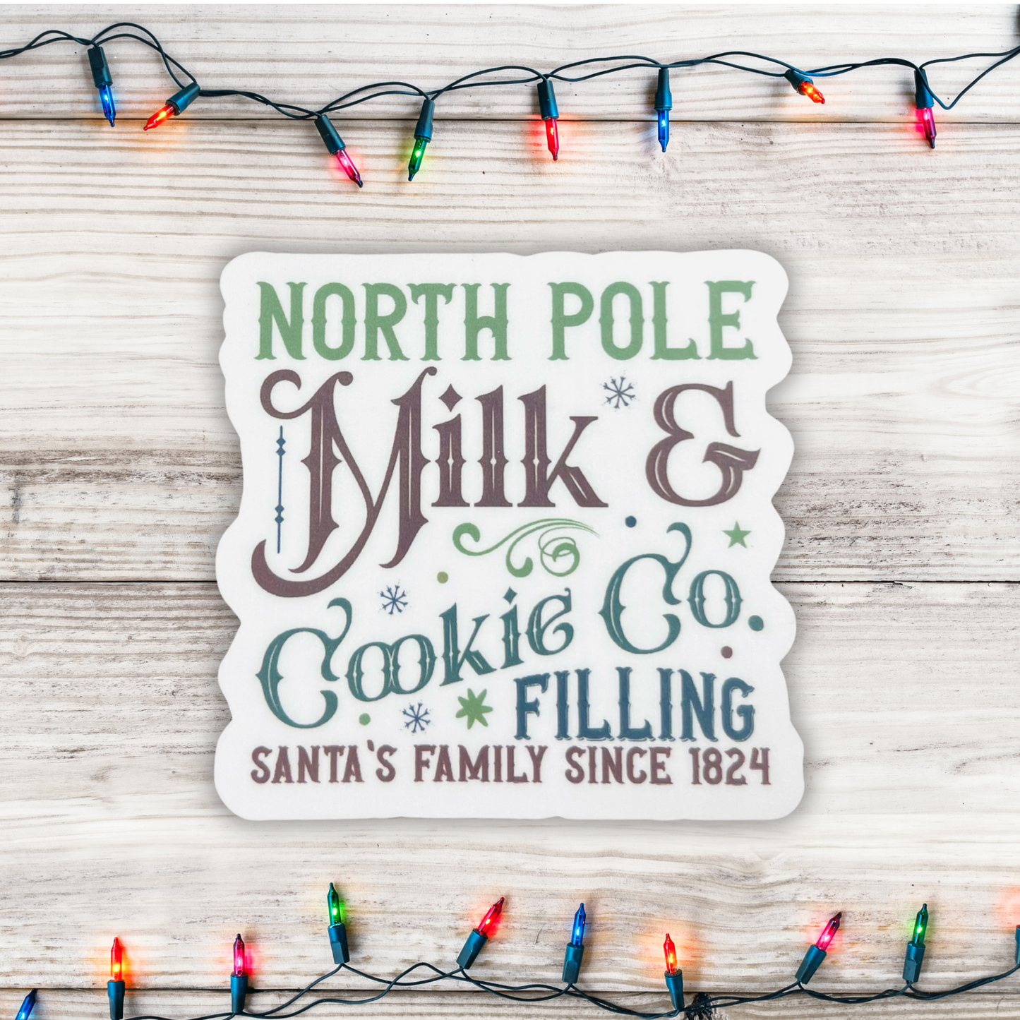 Christmas Stickers - Die Cut