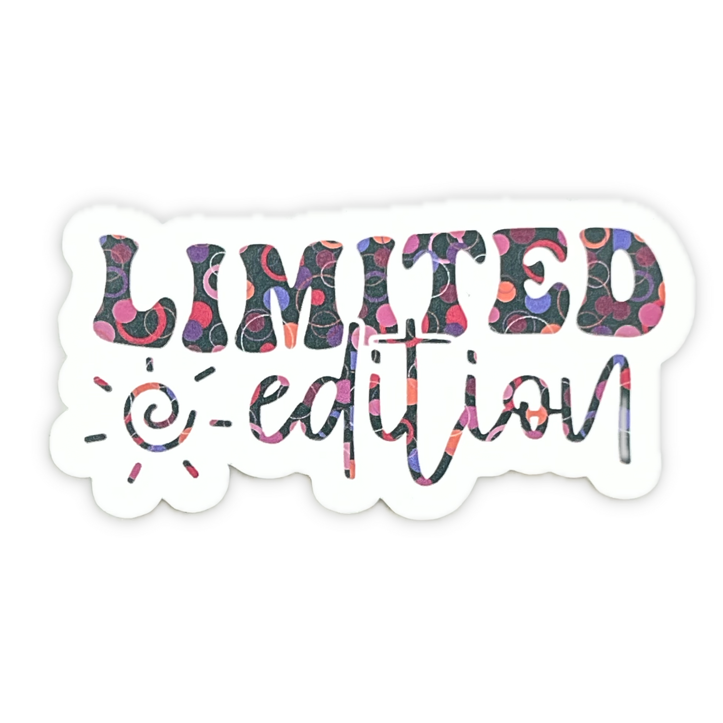 "LIMITED EDITION" Die-cut Sticker