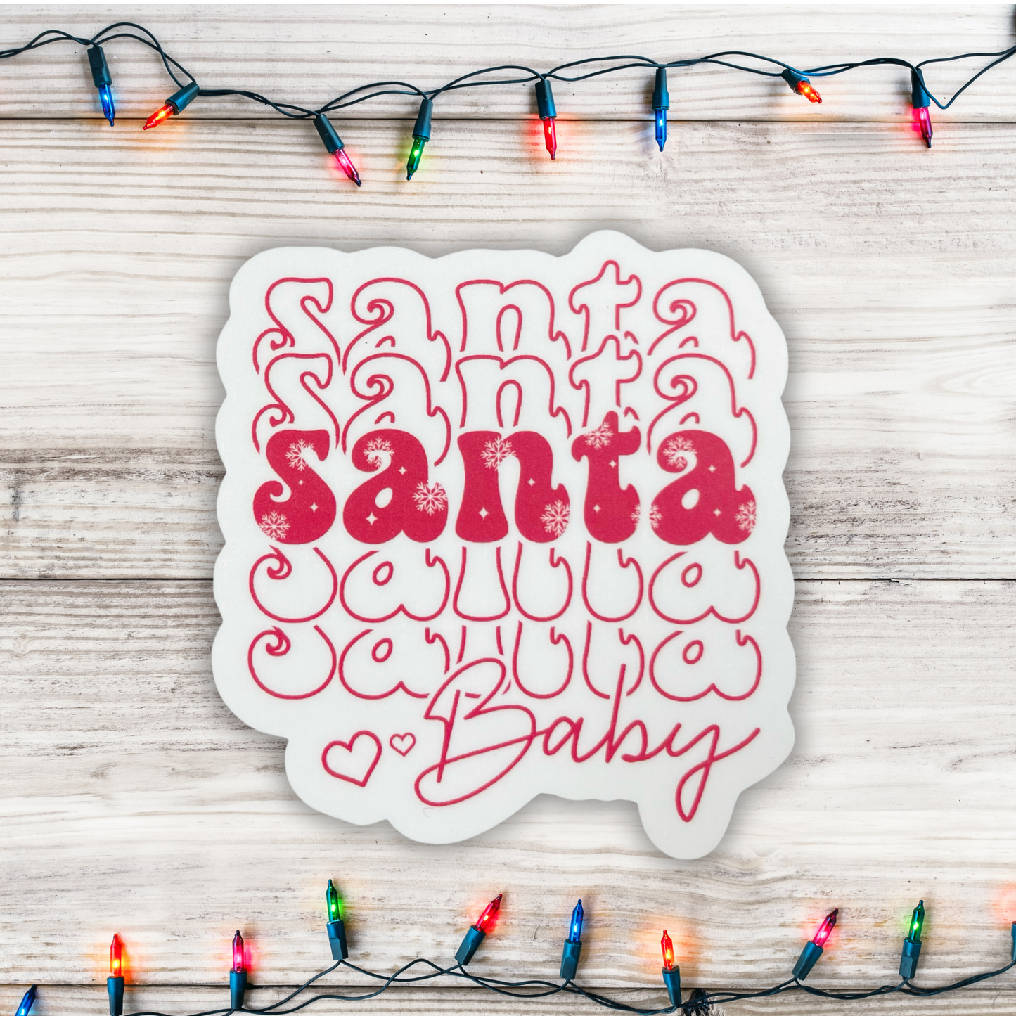 Christmas Stickers - Die Cut