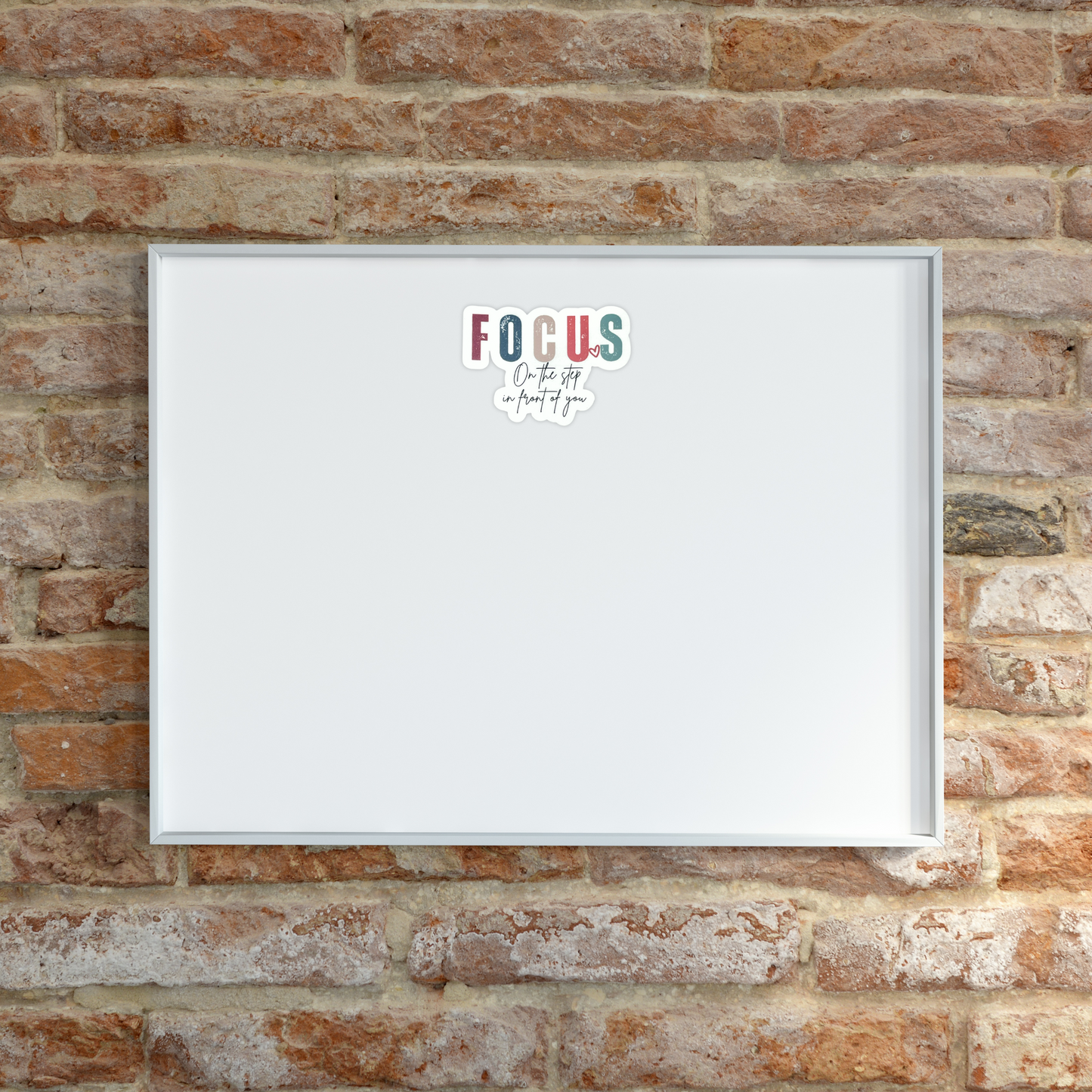 "FOCUS on the step in front of you" Die-cut Sticker