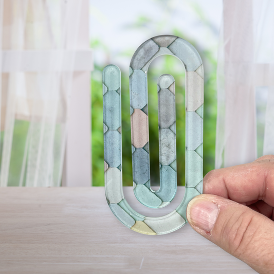 Matte Tiles Jumbo Paperclip