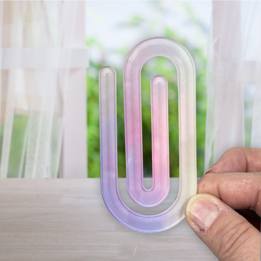 Pastel Rainbow Jumbo Paperclip