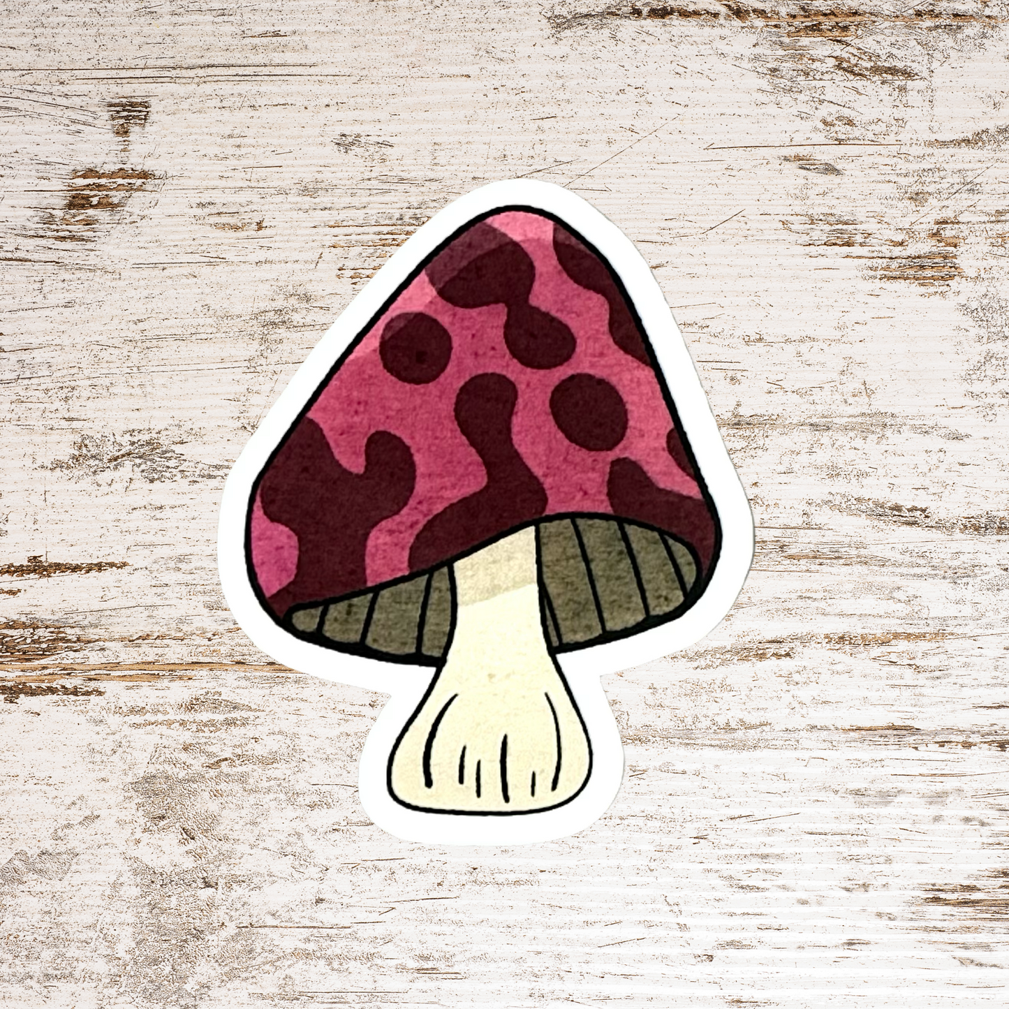 Retro Mushroom Sticker Pack-7 Pack