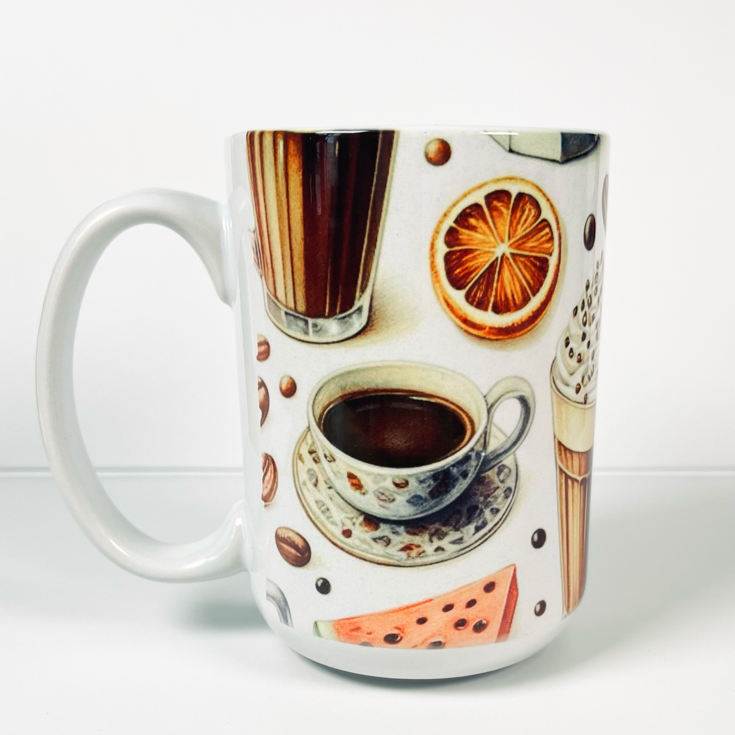 "Coffee and Fruit" 150z Mug