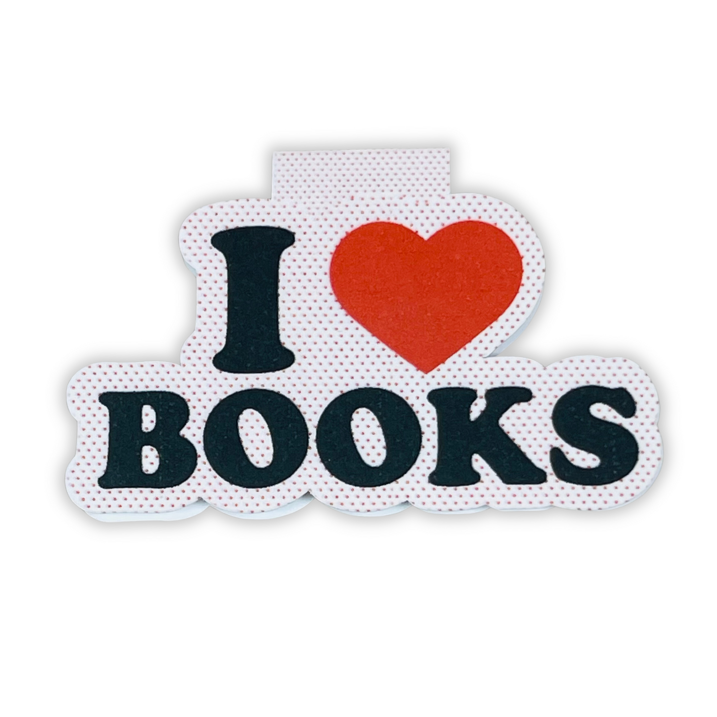 I HEART Books Magnetic Bookmark
