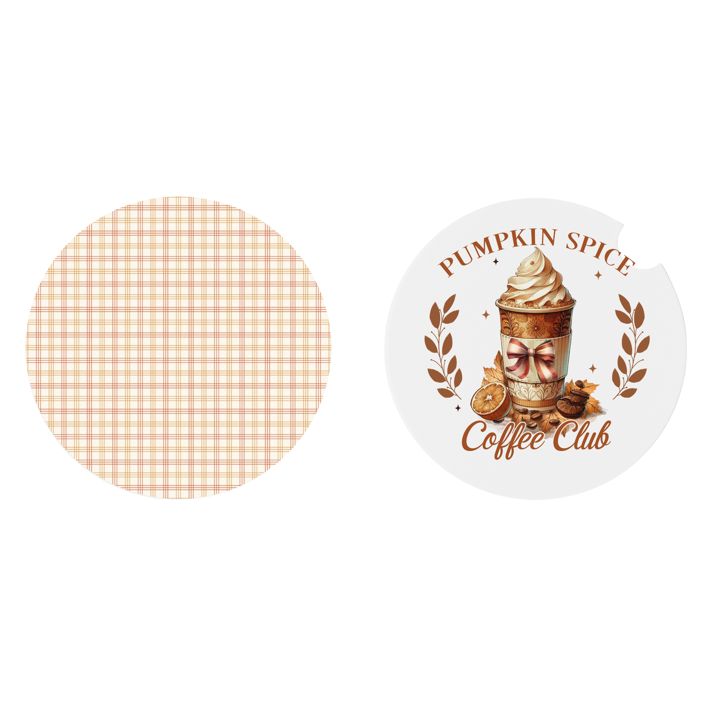 Cozy Fall Car Coasters (MDF)