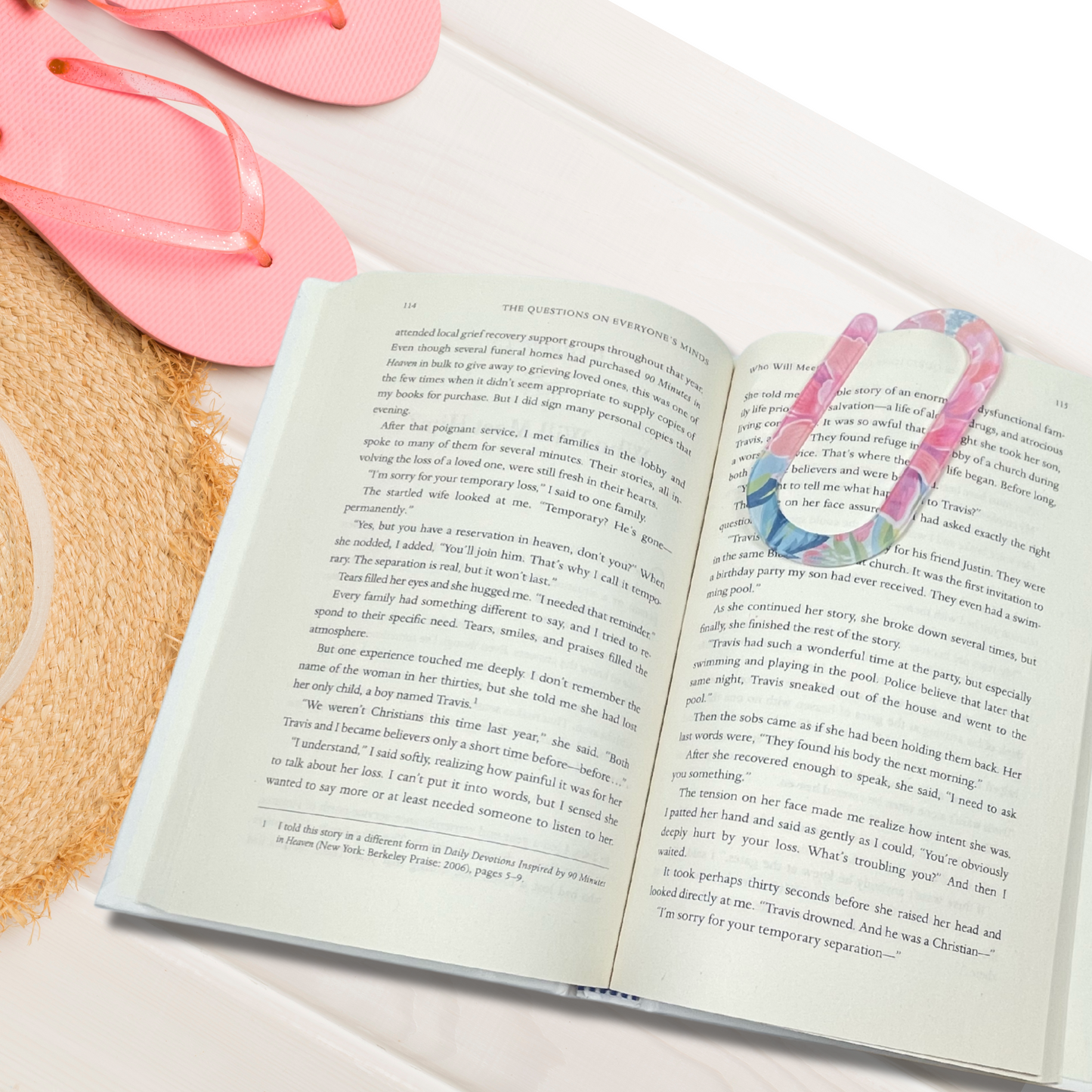 Bright Flower Jumbo Paperclip