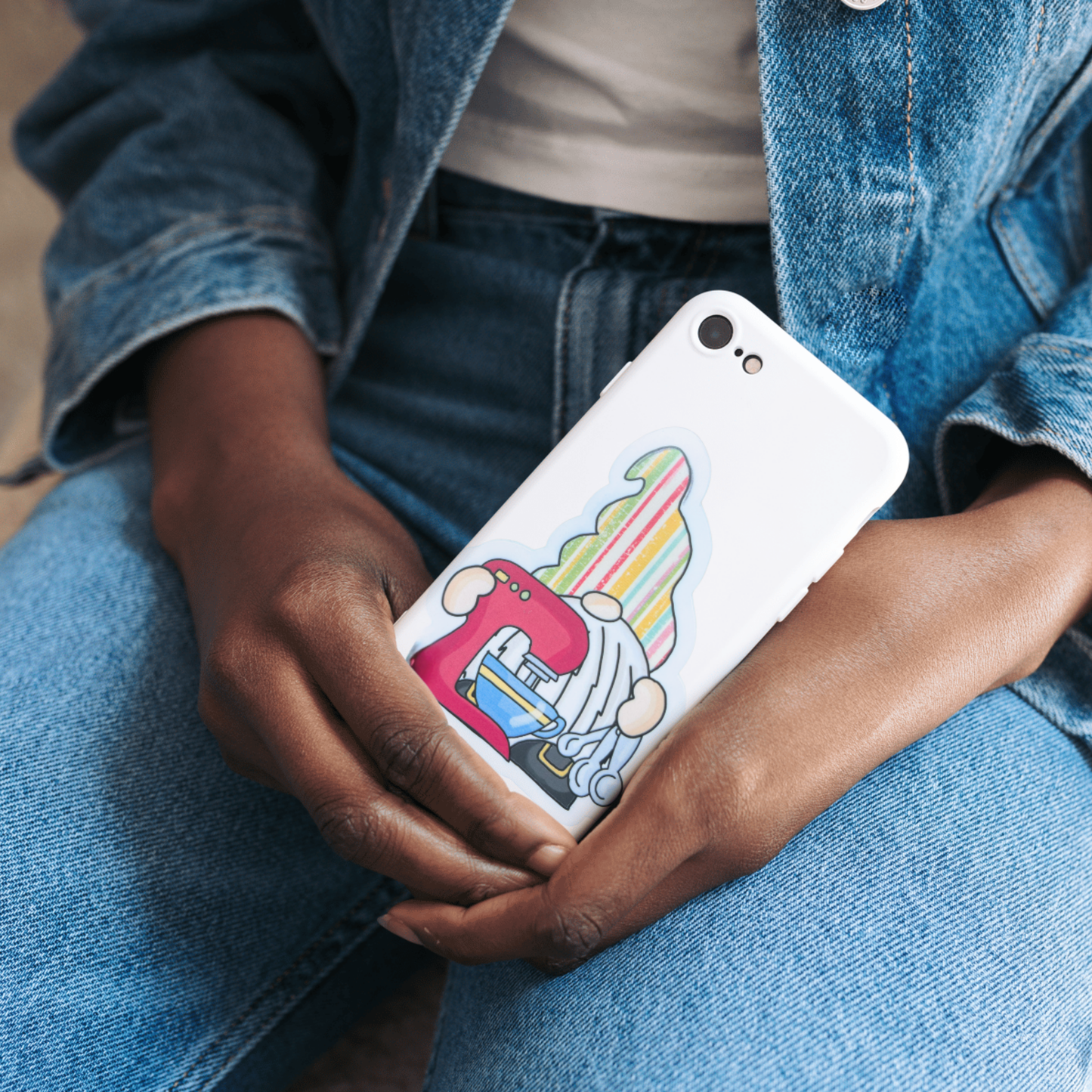 "Mixer Gnome" Die-cut Sticker