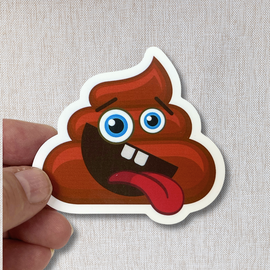 Poop Emjoi Die-cut Sticker