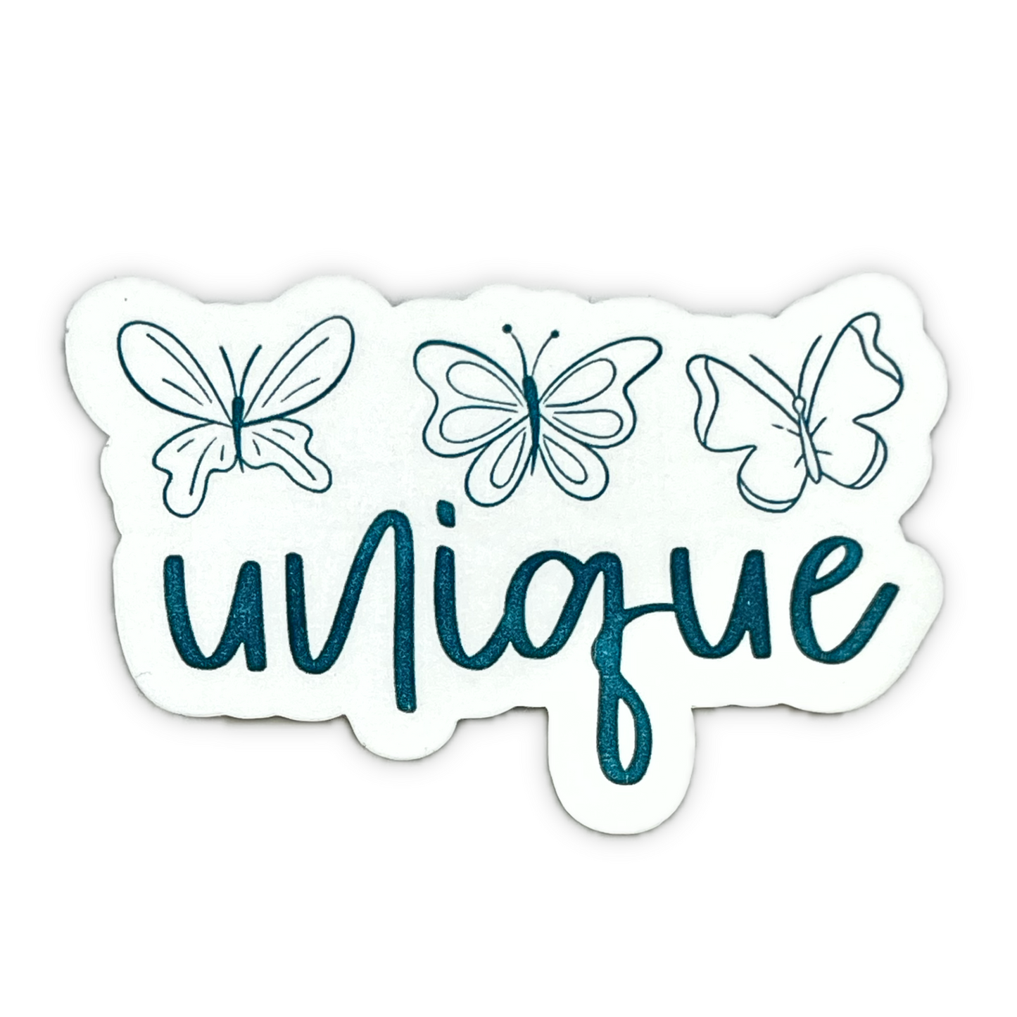 "Unique" Die-cut Sticker