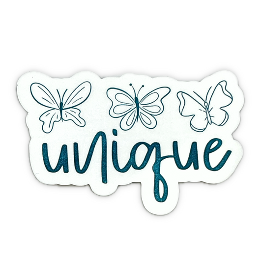 "Unique" Die-cut Sticker