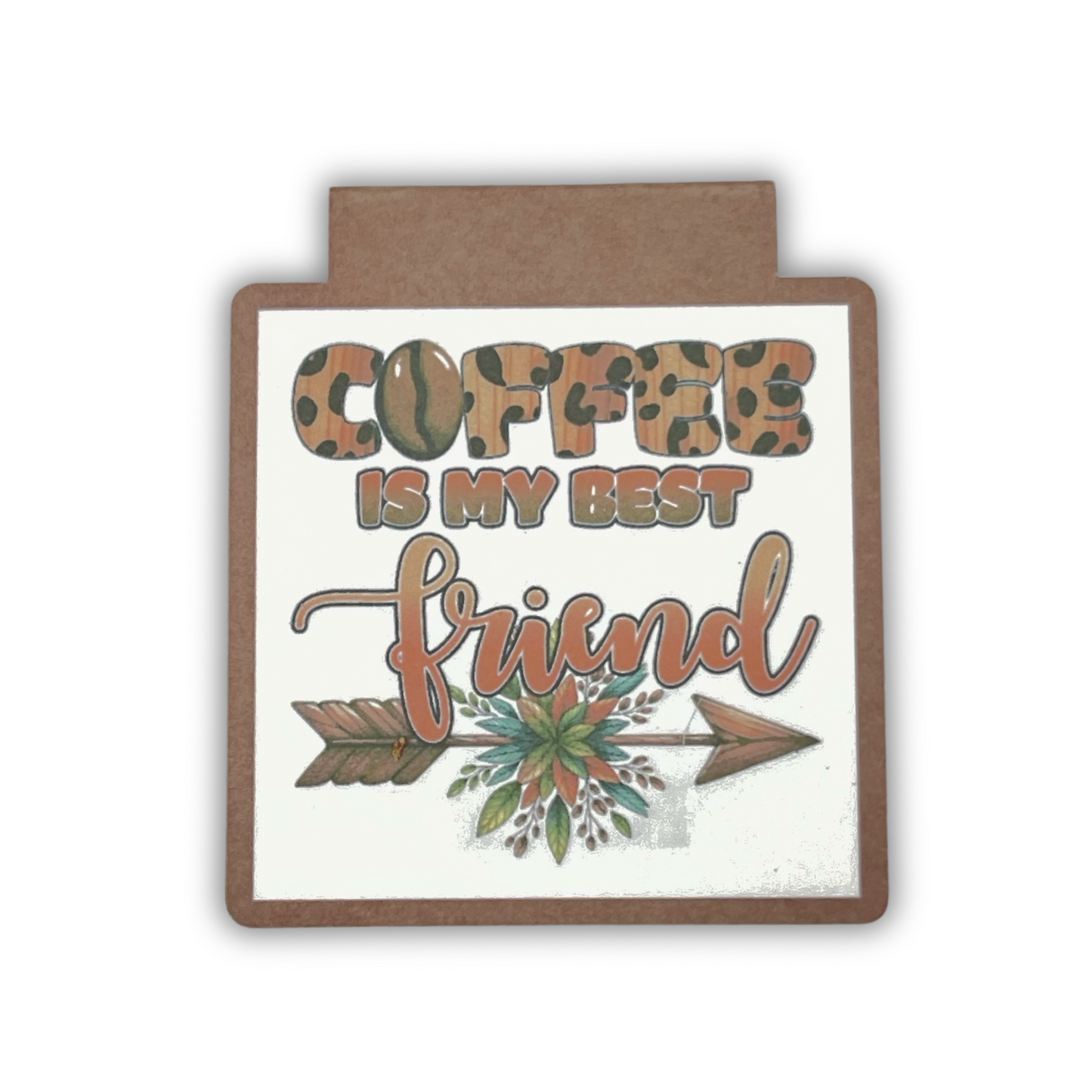 Magnetic Bookmark - Coffee is my best friend