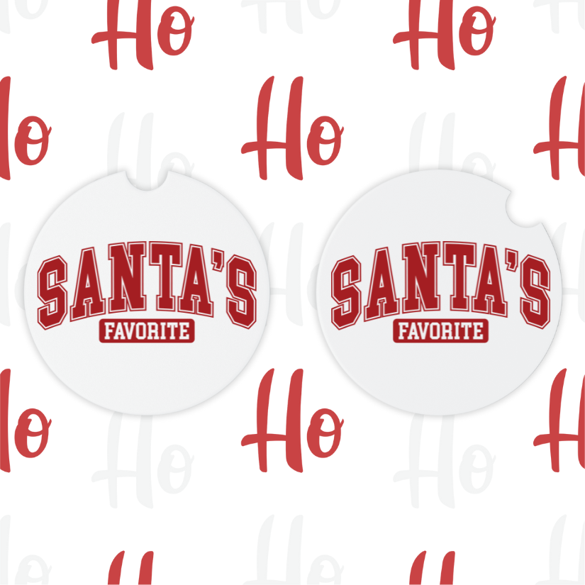 Christmas Car Coasters (MDF)