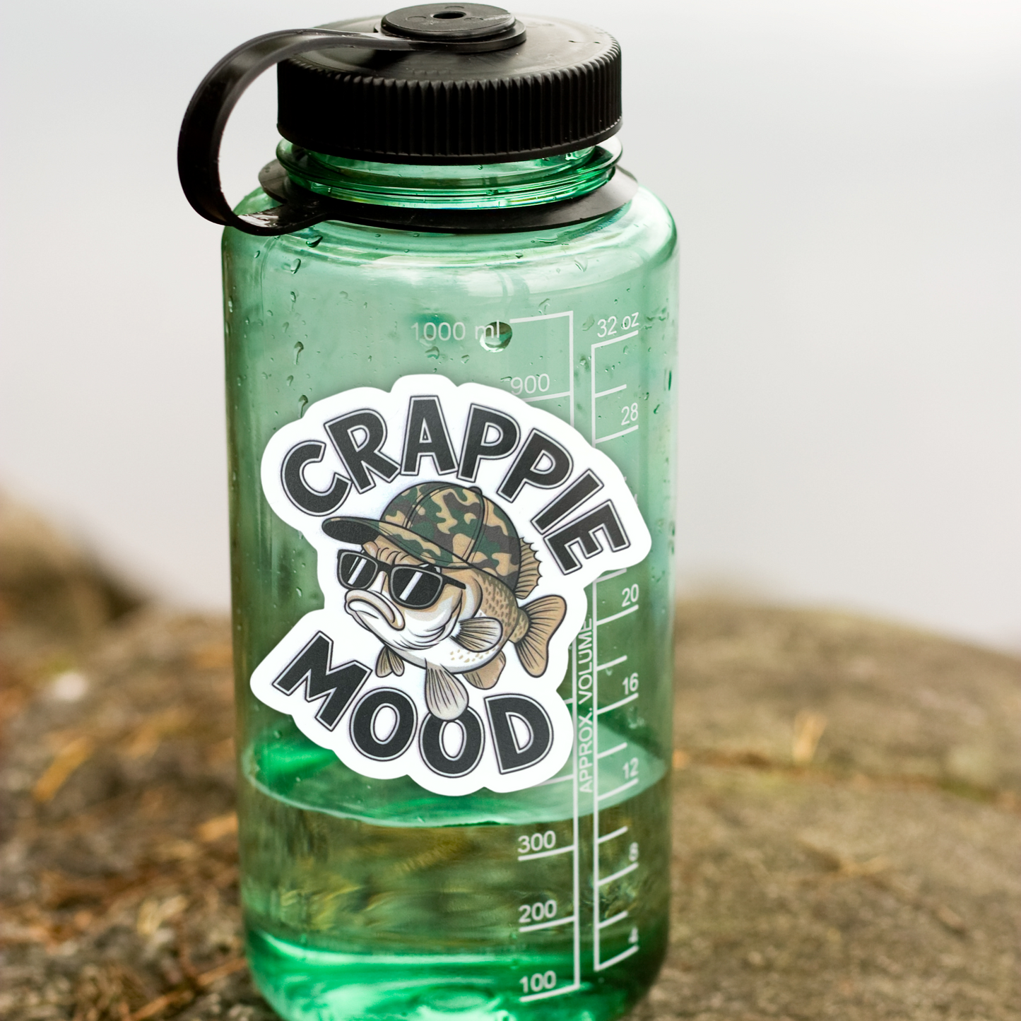 "Crappie Mood" Die-cut Sticker
