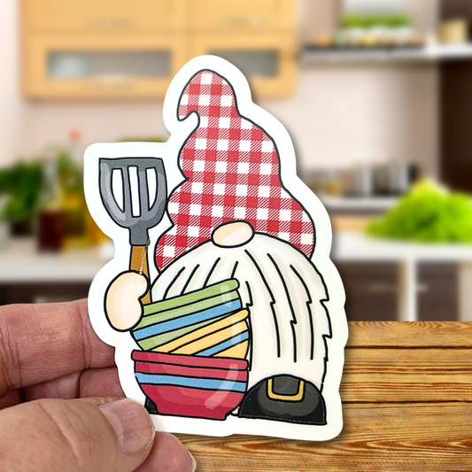 "Spatula Gnome" Die-cut Sticker