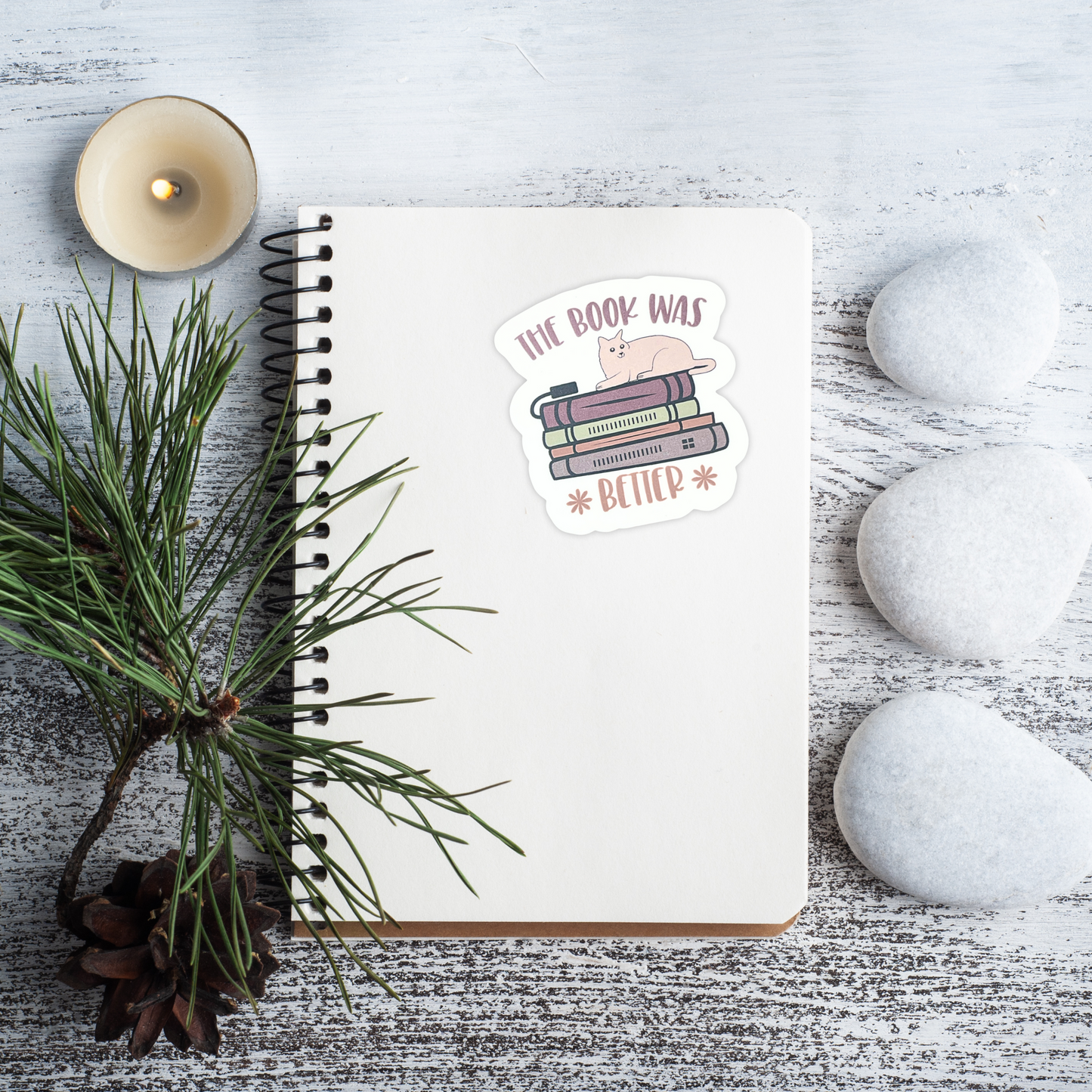 "The Book Was Better" - Die-cut Sticker