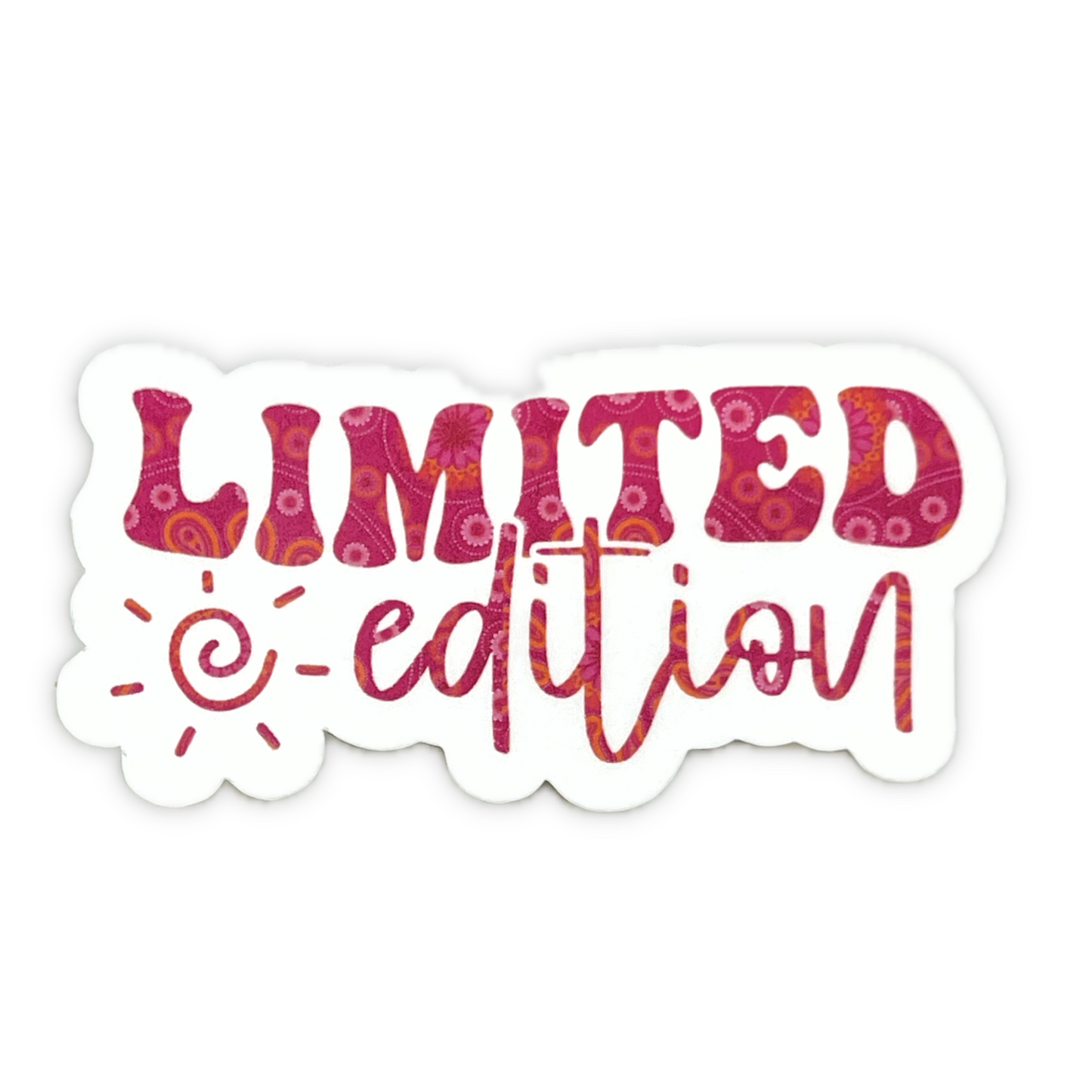 "LIMITED EDITION" Die-cut Sticker