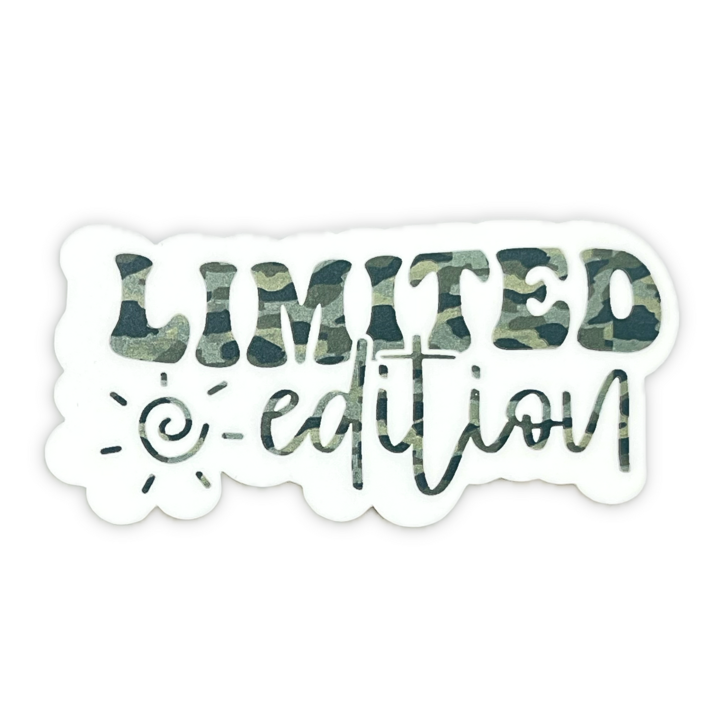 "LIMITED EDITION" Die-cut Sticker