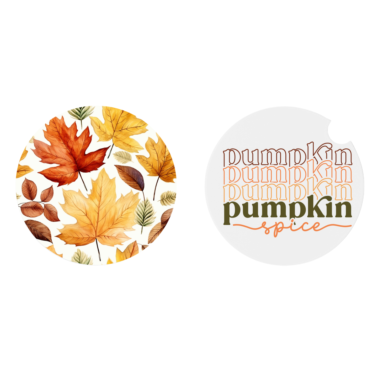 Cozy Fall Car Coasters (MDF)