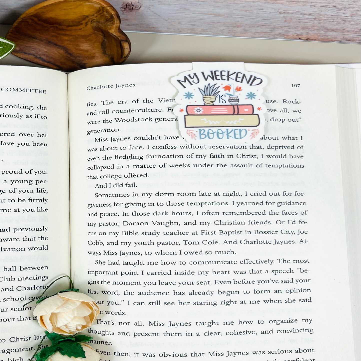 Magnetic Bookmark - My Weekend is Booked