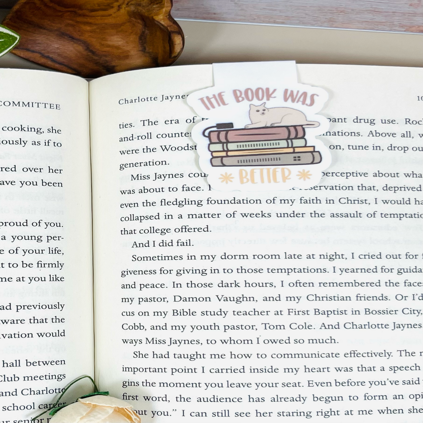 Magnetic Bookmark - The Book Was Better