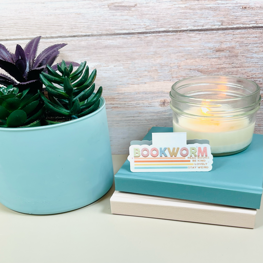 Magnetic Bookmark - Bookworm