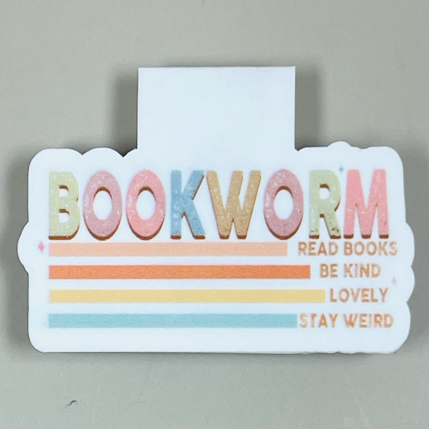 Magnetic Bookmark - Bookworm