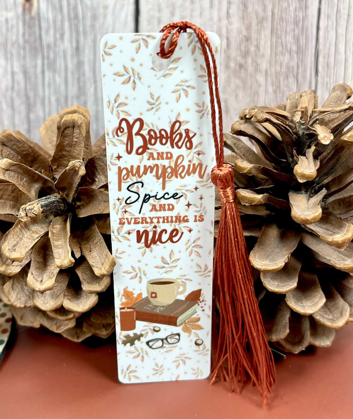 Fall-Themed Metal Bookmarks
