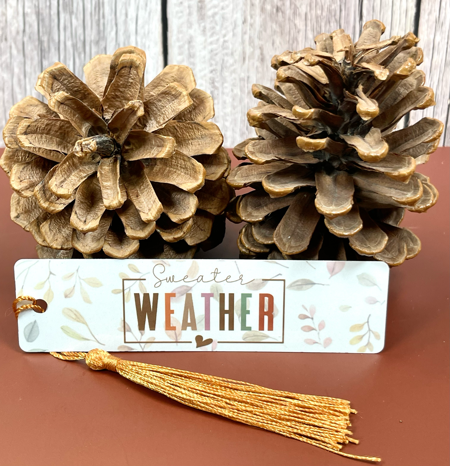 Fall-Themed Metal Bookmarks