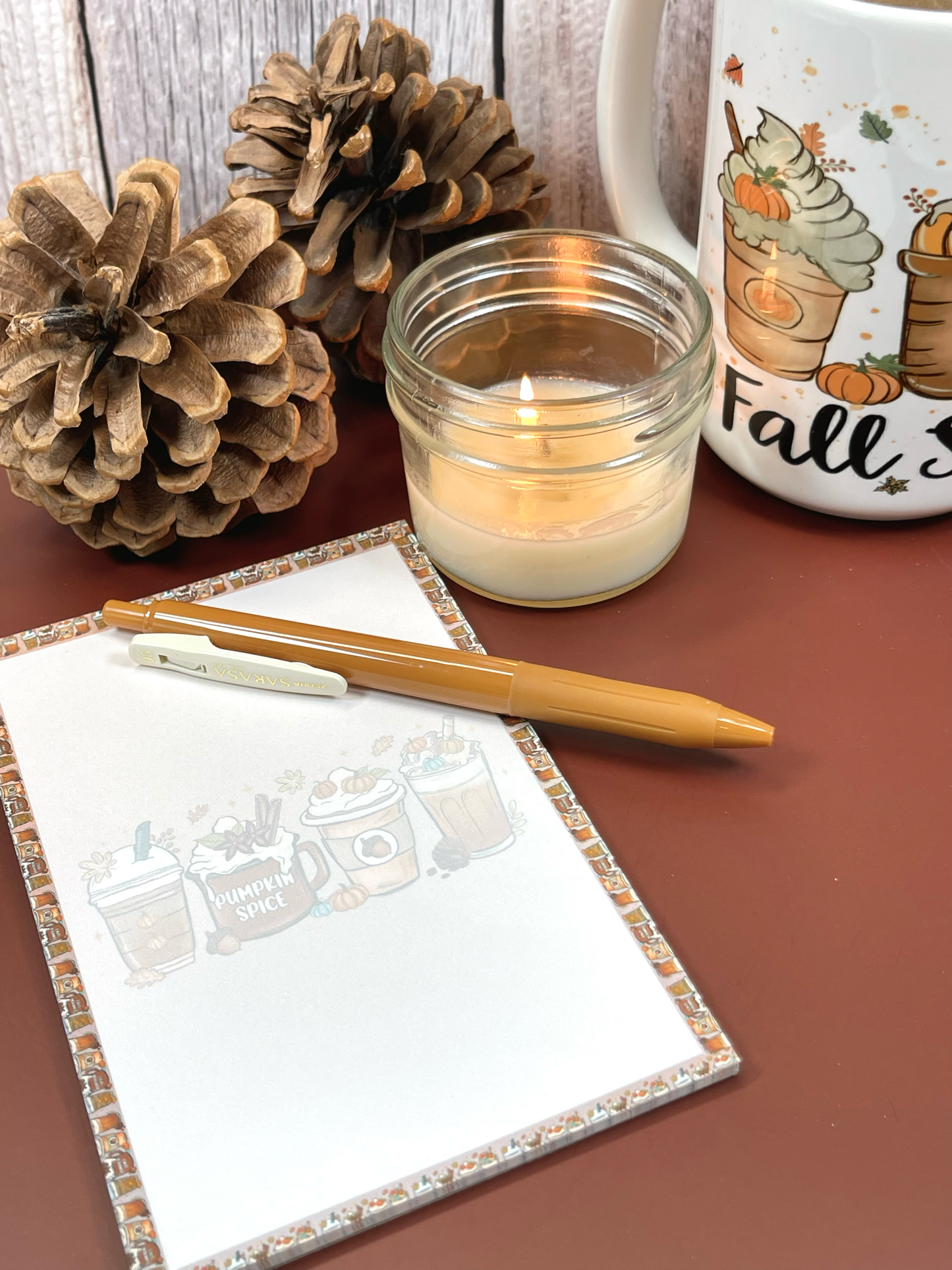 Fall-Themed 4x6 Notepads