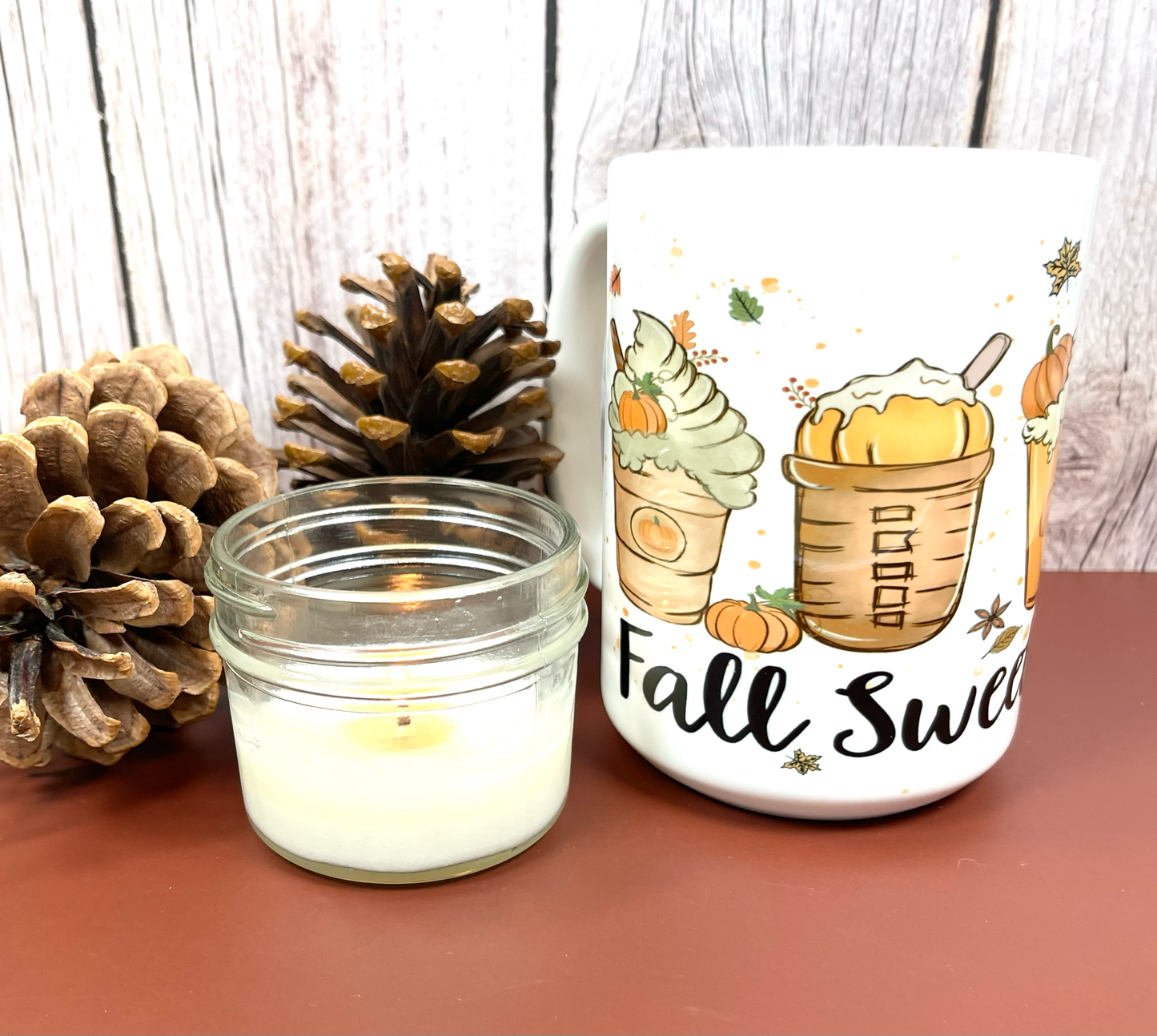 Fall Themed 15 oz Mugs