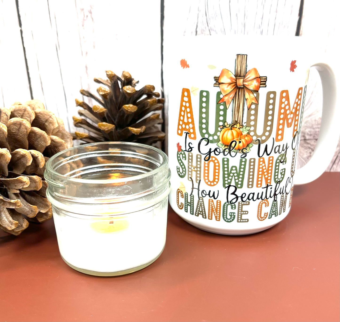 Fall Themed 15 oz Mugs
