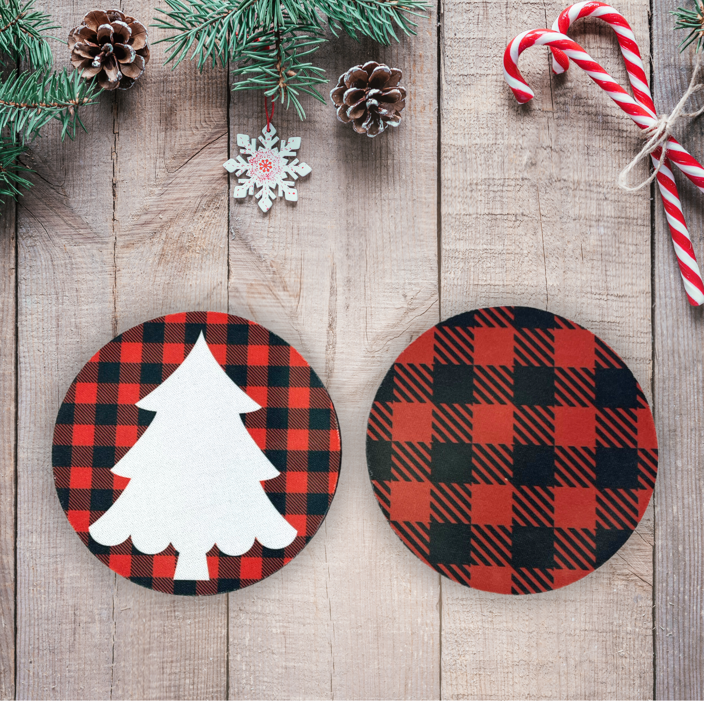 Christmas Coasters - Neoprene