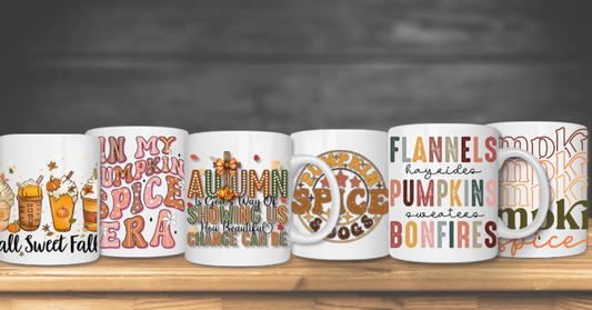 Fall Themed 15 oz Mugs