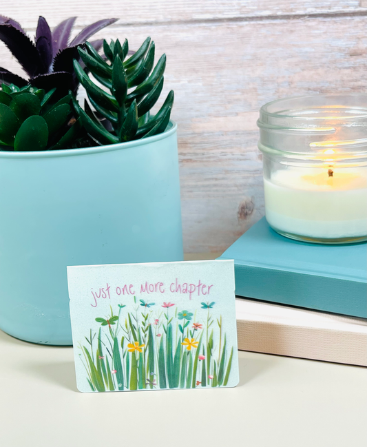 Green Garden - Just One More Chapter Magnetic Bookmark