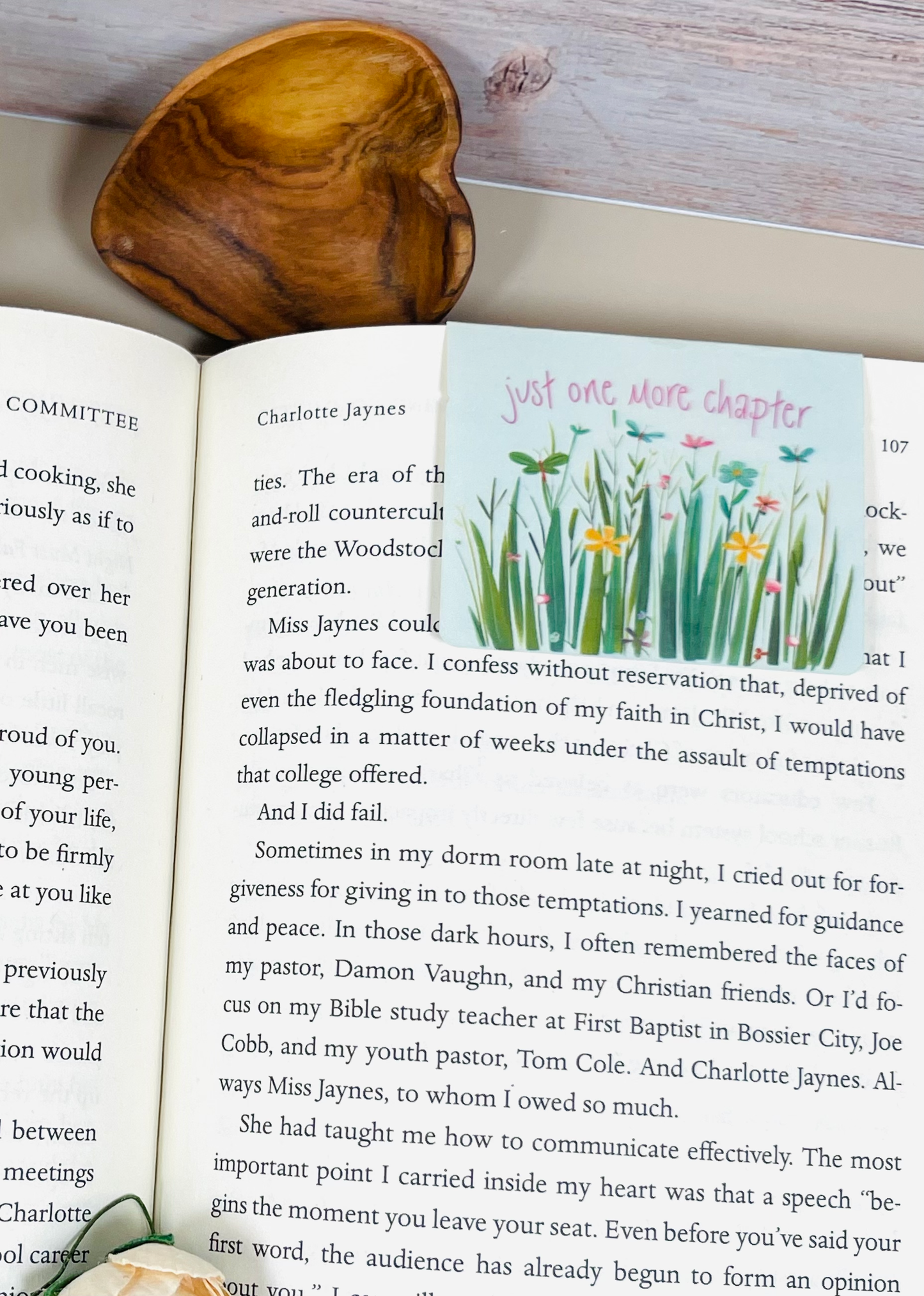 Green Garden - Just One More Chapter Magnetic Bookmark